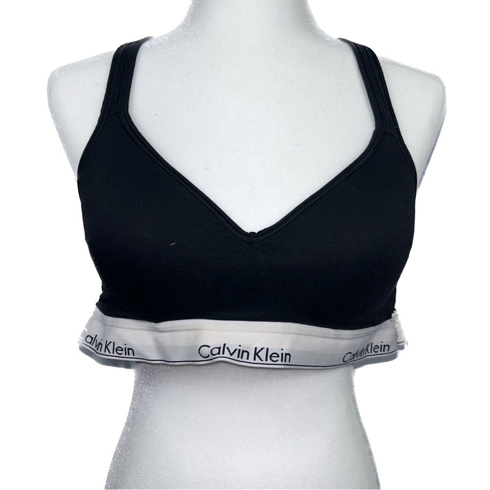 Calvin Klein Bralette Modern Molded Cups Pad Crisscross Adjustable Straps Bra XL